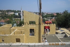 250 m2 Çelik Konstrüksiyon Villa Yapım Aşaması 